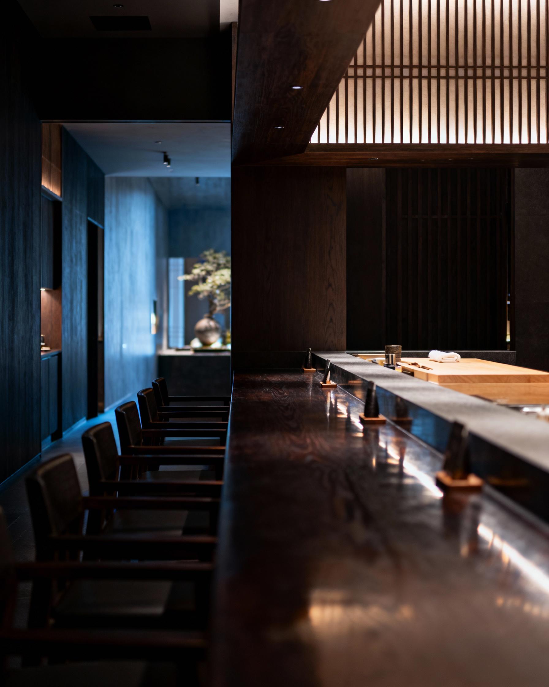 Tasting at the Kenzo Restaurant counter